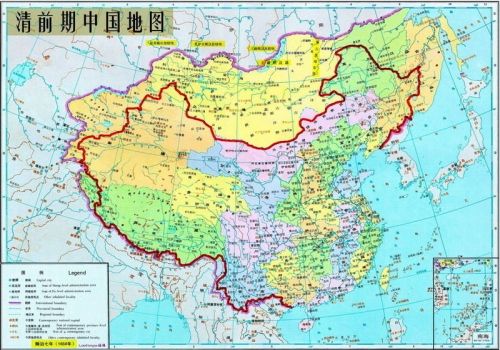 近代中国边界变迁:山河破碎 国土沦丧(图)